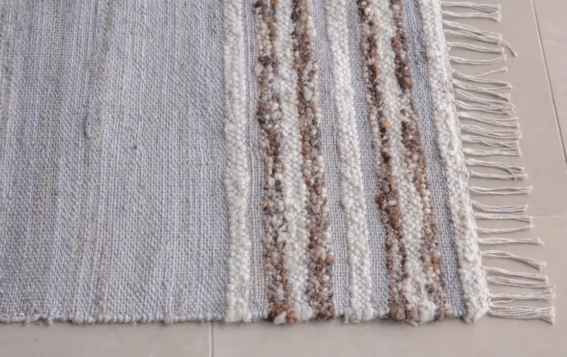 Aadita Jute & Wool Rug - Grey