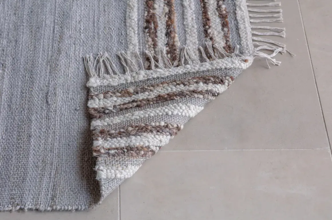 Aadita Jute & Wool Rug - Grey