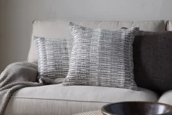 Aahna Wool Cushion Cover - Charcoal