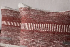 Aakash Wool Cushion Cover - Rust