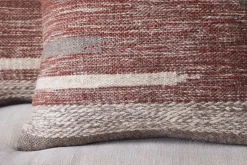 Aakash Wool Cushion Cover - Rust