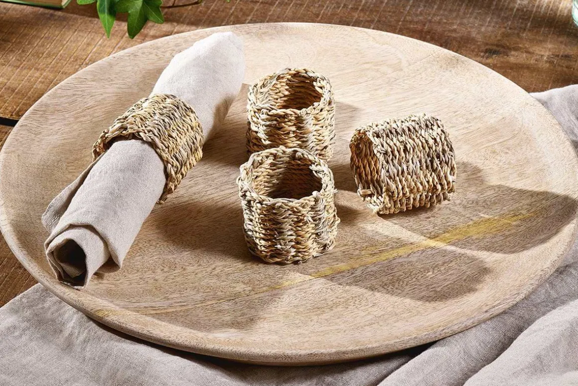 Aarushu Napkin Rings - Natural (Set of 4)