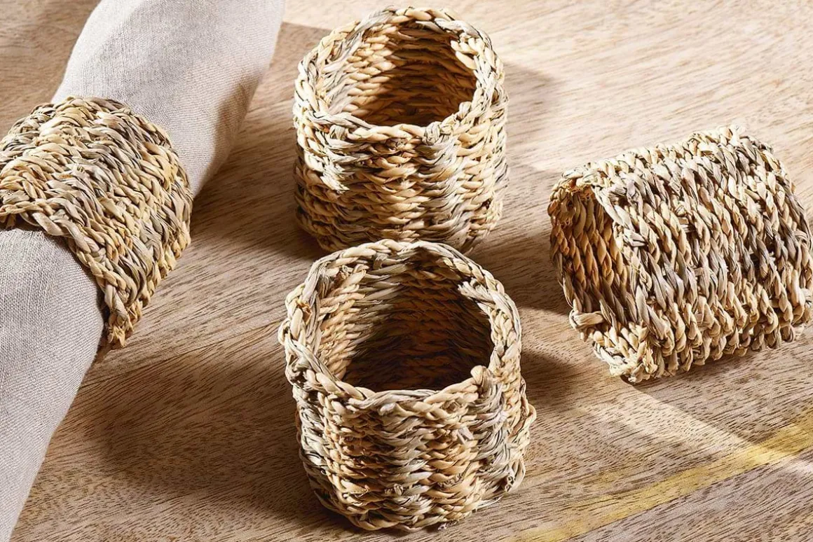 Aarushu Napkin Rings - Natural (Set of 4)