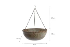 Abari Round Hanging Planter