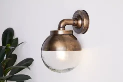 Abeo Outdoor Wall Lamp - Antique Brass