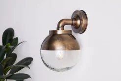 Abeo Outdoor Wall Lamp - Antique Brass