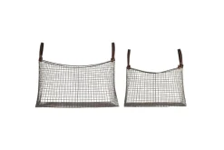 Adah Iron Baskets - Brown (Set of 2)