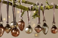 Adisa Bauble Jar - Antique Gold & Rust (Set of 16)