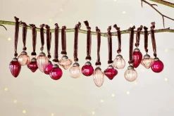 Adisa Bauble Jar - Ruby & Copper (Set of 16)