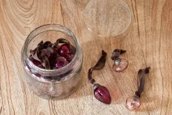 Adisa Bauble Jar - Ruby & Copper (Set of 16)