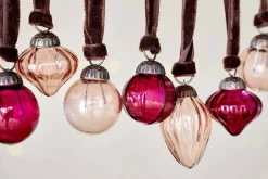 Adisa Bauble Jar - Ruby & Copper (Set of 16)