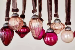 Adisa Bauble Jar - Ruby & Copper (Set of 16)