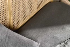 Adya Linen Fitted Sheet - Charcoal