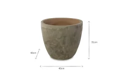 Affiti Clay Planter - Medium