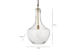 Agatarla Recycled Glass Pendant - Large