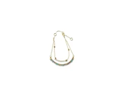 Aja Lolite, Labradorite And Chalcedony Bracelet