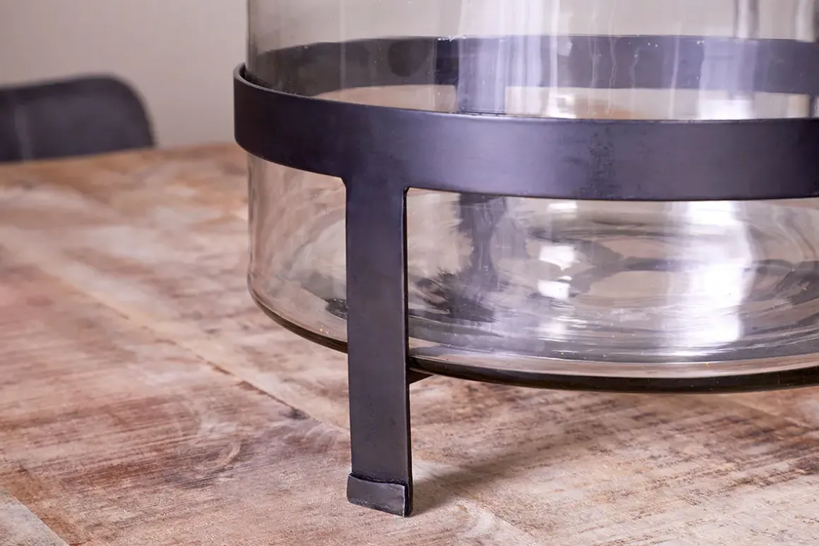 Akoro Recycled Glass Vase - Clear