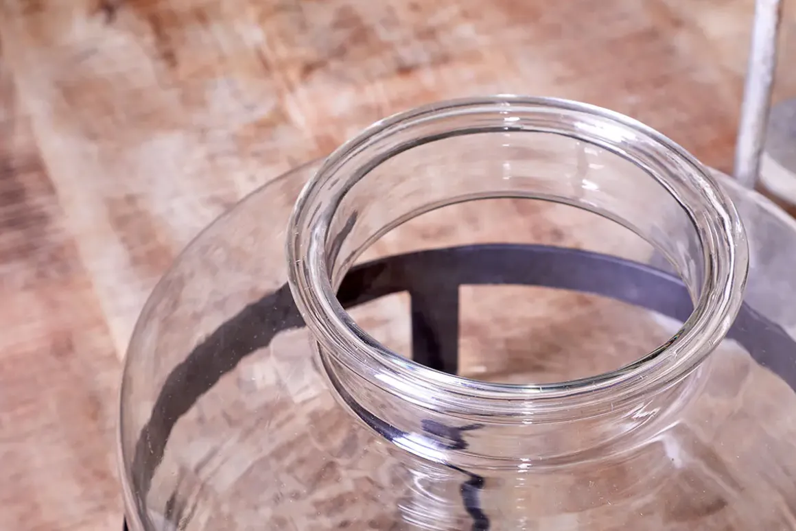 Akoro Recycled Glass Vase - Clear