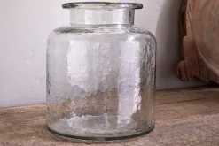Akra Recycled Glass Vase - Clear