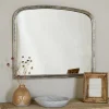 Almora Wall Mirror - Antique Nickle