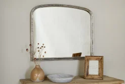 Almora Wall Mirror - Antique Nickle