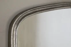 Almora Wall Mirror - Antique Nickle