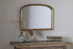 Almora Wall Mirror - Antique Brass - Extra Small