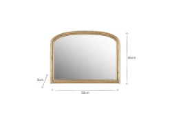 Almora Wall Mirror - Antique Brass - Extra Small