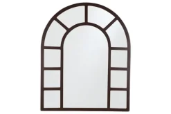 Amaga Arched Outdoor Mirror - Antique Black