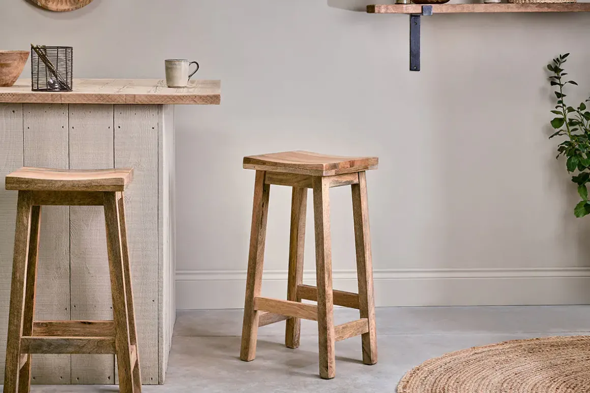 Ambi Wooden Stool - Tall