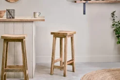 Ambi Wooden Stool - Tall
