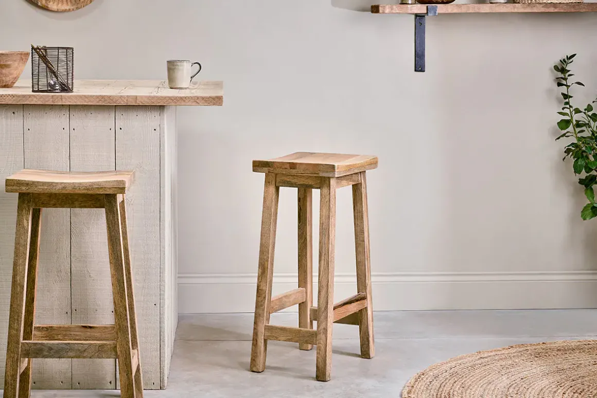 Ambi Wooden Stool - Tall