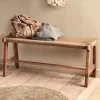 Amhara Acacia & Jute Woven Bench
