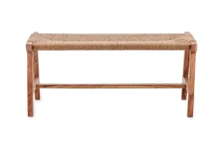 Amhara Acacia & Jute Woven Bench