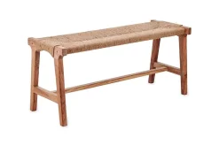 Amhara Acacia & Jute Woven Bench