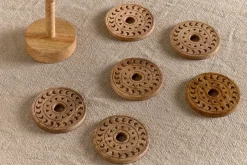 Anali Mango Wood Coasters - Natural