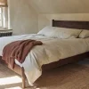 Anbu Acacia Bed - Washed Walnut