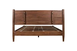 Anbu Acacia Bed - Washed Walnut