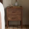 Anbu Acacia Bedside Table - Washed Walnut