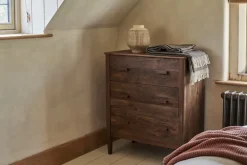 Anbu Acacia Chest of Drawers - Washed Walnut