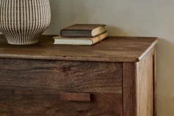 Anbu Acacia Chest of Drawers - Washed Walnut
