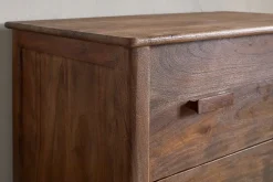 Anbu Acacia Chest of Drawers - Washed Walnut