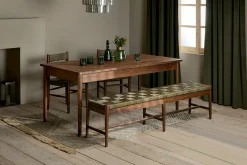 Anbu Acacia Dining Table - Washed Walnut