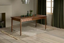 Anbu Acacia Dining Table - Washed Walnut