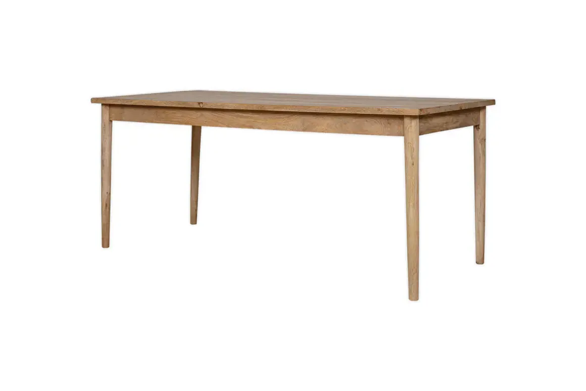 Anbu Mango Dining Table - Natural