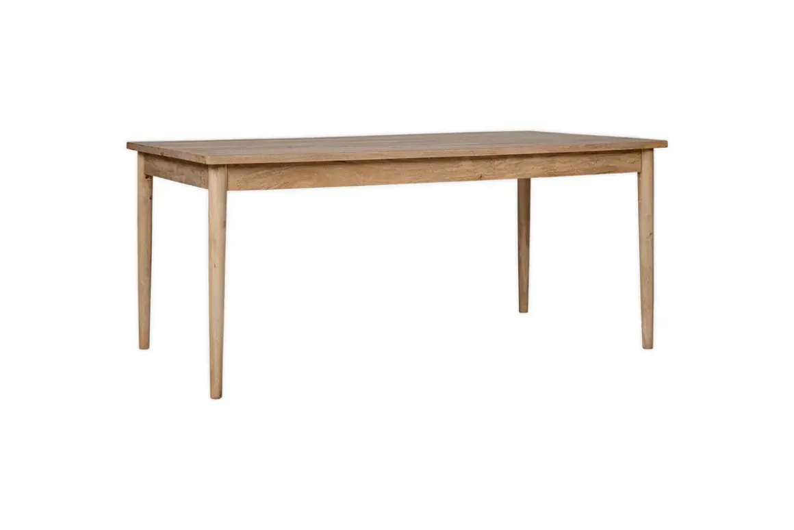 Anbu Mango Dining Table - Natural