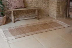 Andro Jute & Cotton Runner - Natural