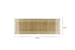 Andro Jute & Cotton Runner - Natural