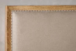 Anesha Upholstered Linen Headboard - Natural