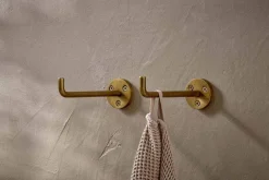 Aniko Iron Hook - Brass (Set of 2)